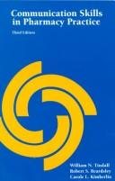 Couverture : Communication skills in pharmacy practice