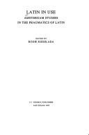 Couverture : Latin in use