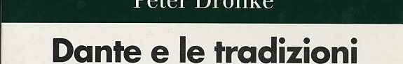 Couverture : Dante e le tradizioni latine medievali