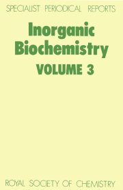 Couverture : Inorganic Biochemistry (Specialist Periodical Reports)