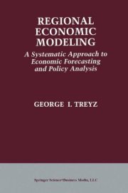 Couverture : Regional economic modeling