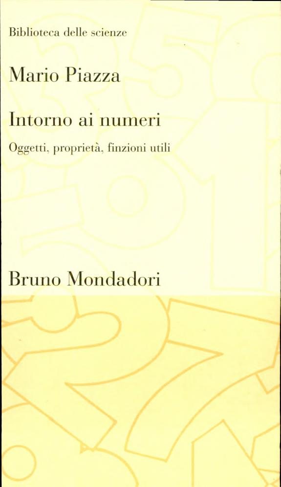 Couverture : Intorno ai numeri