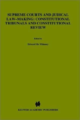 Couverture : Supreme courts and judicial law-making
