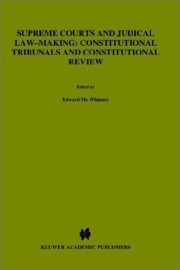 Couverture : Supreme courts and judicial law-making