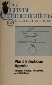 Couverture : Plant infectious agents