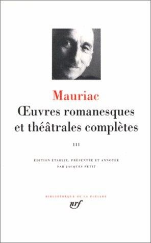 Couverture : Mauriac 