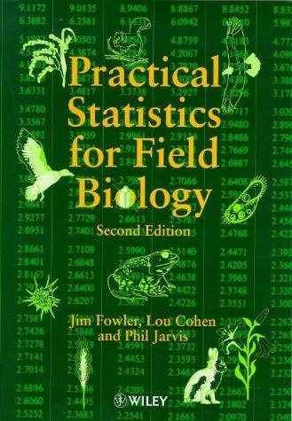 Couverture : Practical statistics for field biology