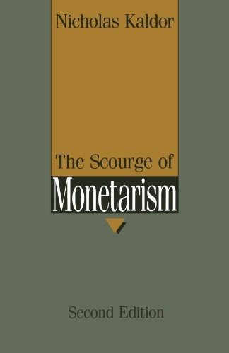 Couverture : The scourge of monetarism