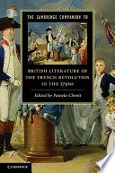 Couverture : The Cambridge Companion to British Literature of the French Revolution in the 1790s