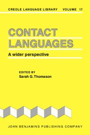 Couverture : Contact Languages