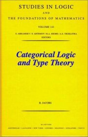 Couverture : Categorical logic and type theory