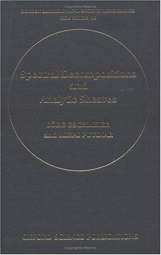 Couverture : Spectral decompositions and analytic sheaves