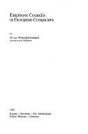 Couverture : Employee councils in European companies