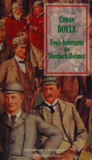 Couverture : Trois aventures de Sherlock Holmes
