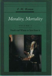 Couverture : Morality, Mortality: Volume I