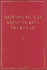 Couverture : Memoirs of the reign of King George III