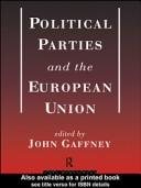 Couverture : Political parties and the European union