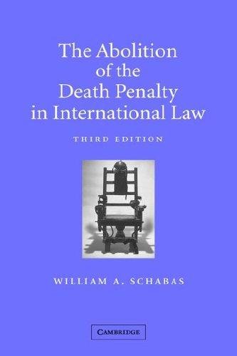 Couverture : The Abolition of the Death Penalty in International Law
