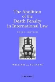 Couverture : The Abolition of the Death Penalty in International Law