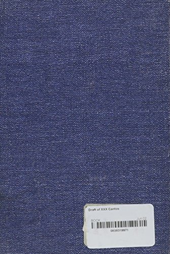 Couverture : A draft of XXX cantos.
