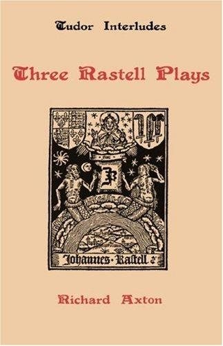 Couverture : Three Rastell plays