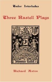 Couverture : Three Rastell plays