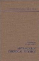 Couverture : Advances in Chemical Physics