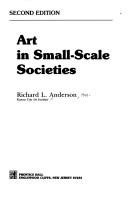 Couverture : Art in small-scale societies
