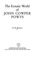 Couverture : The ecstatic world of John Cowper Powys