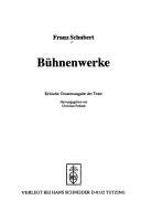 Couverture : Bühnenwerke