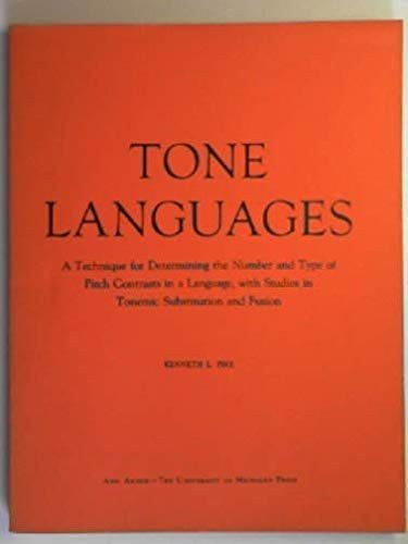Couverture : Tone languages