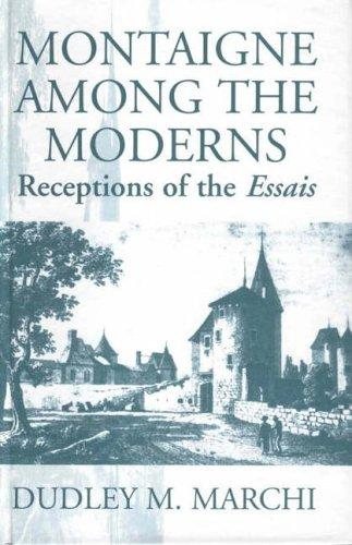 Couverture : Montaigne among the moderns