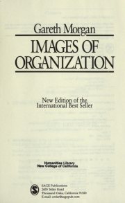 Couverture : Images of organization
