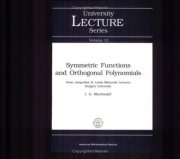 Couverture : Symmetric functions and orthogonal polynomials
