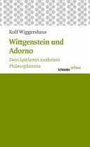 Couverture : Wittgenstein und Adorno