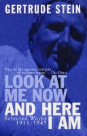 Couverture : Look at me now and here I am