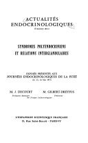 Couverture : Actualités endocrinologiques