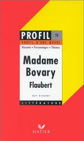 Couverture : Madame Bobary
