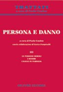 Couverture : Persona e danno: Le persone deboli i minori i danni in famiglia