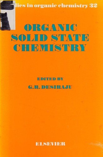 Couverture : Organic solid state chemistry