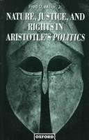 Couverture : Nature, justice, and rights in Aristotle's Politics