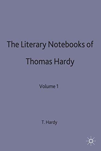 Couverture : The Literary Notebooks of Thomas Hardy