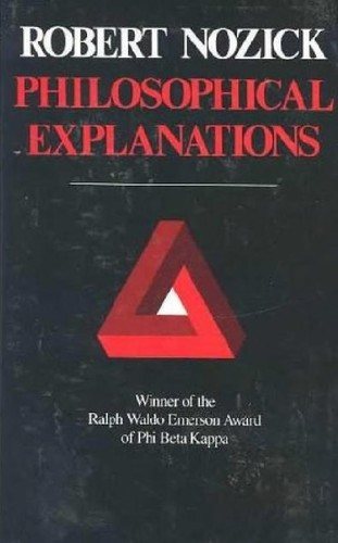 Couverture : Philosophical explanations