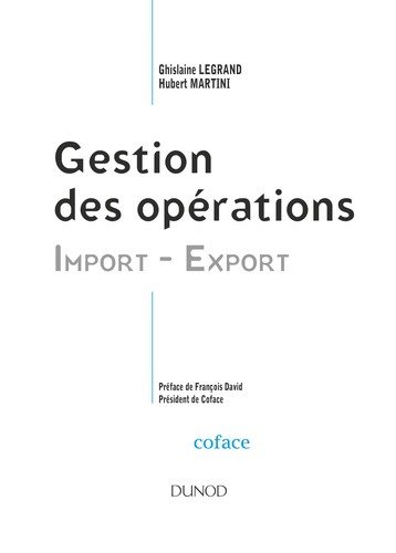 Couverture : Gestion des opérations import-export