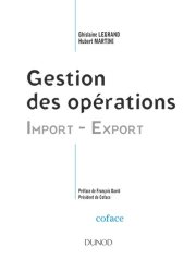 Couverture : Gestion des opérations import-export