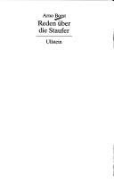 Couverture : Reden über die Staufer