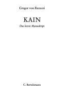 Couverture : Kain