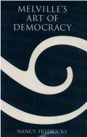 Couverture : Melville's art of democracy