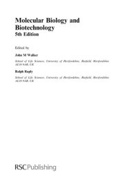 Couverture : Molecular biology and biotechnology