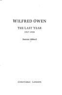 Couverture : Wilfred Owen